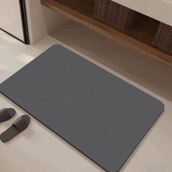 Alfombra de diatomita secado rápido absorbente para baño - Imagen 2