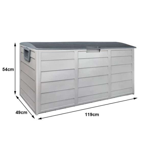 Caja baúl para exterior con ruedas - Imagen 9