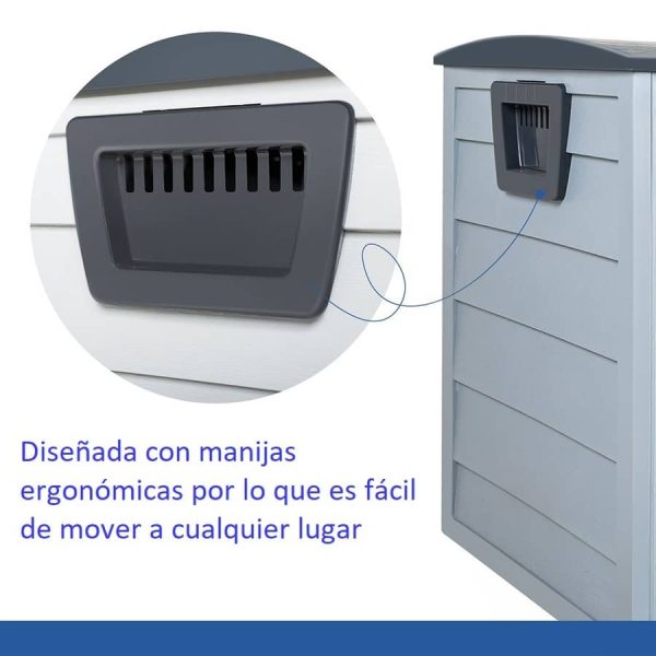 Caja baúl para exterior con ruedas - Imagen 3