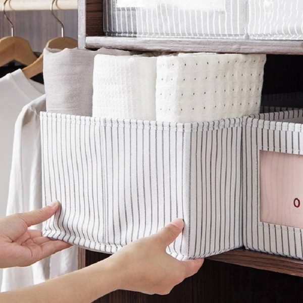 Caja de almacenamiento de tela con transparencia - Imagen 5