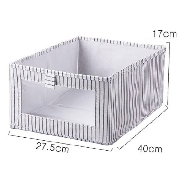 Caja de almacenamiento de tela con transparencia - Imagen 3