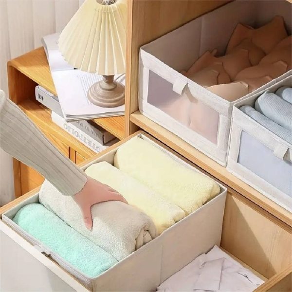 Caja de almacenamiento de tela plegable - Imagen 3