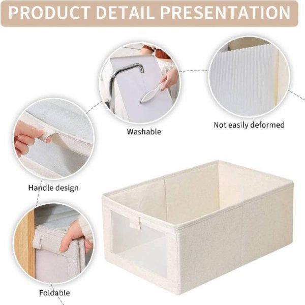 Caja de almacenamiento de tela plegable - Imagen 5