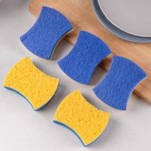 Set 6 esponjas de Fibra Para Cocina