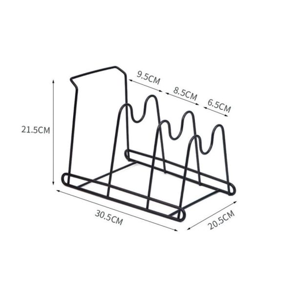 Estante Organizador de Cocina para Ollas y Tapas Triple - Imagen 7