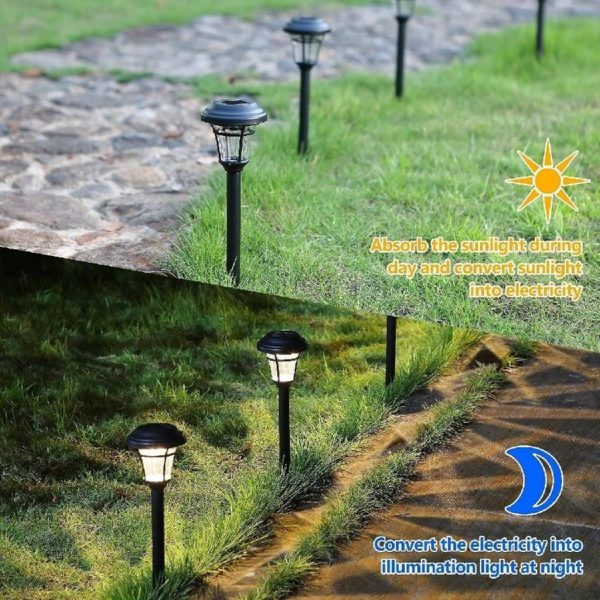 Farol estaca para jardin con energia solar 1 UNIDAD - Imagen 3