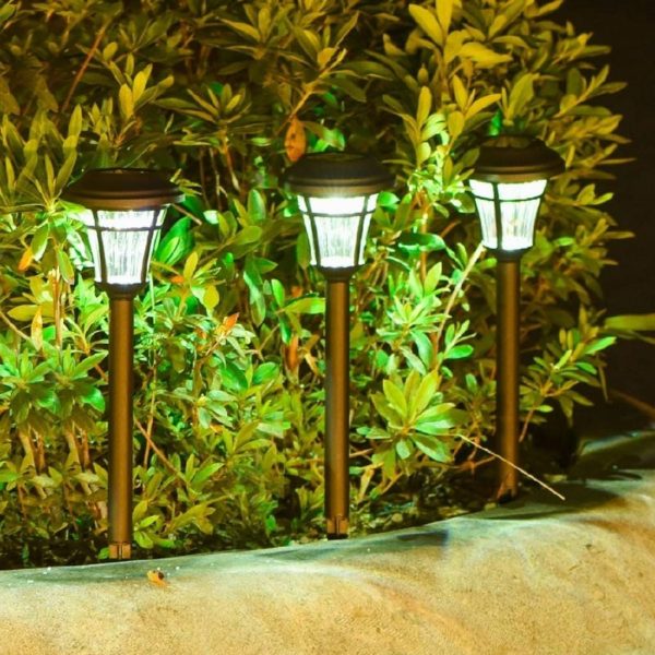 Farol estaca para jardin con energia solar 1 UNIDAD - Imagen 2