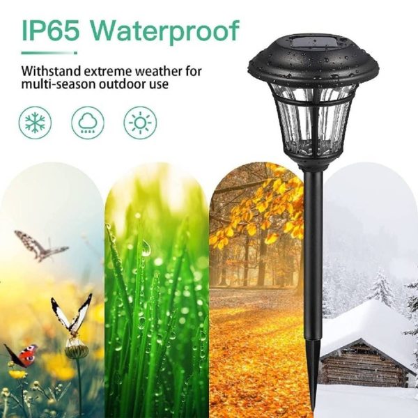 Farol estaca para jardin con energia solar 1 UNIDAD - Imagen 9