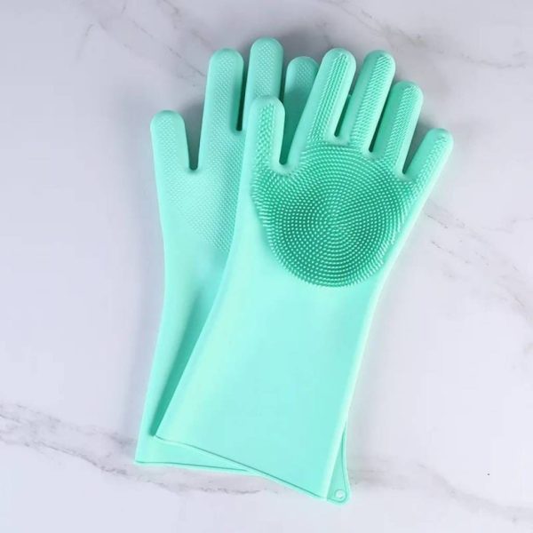 Guantes con esponja mágicos para lavar platos - Imagen 6