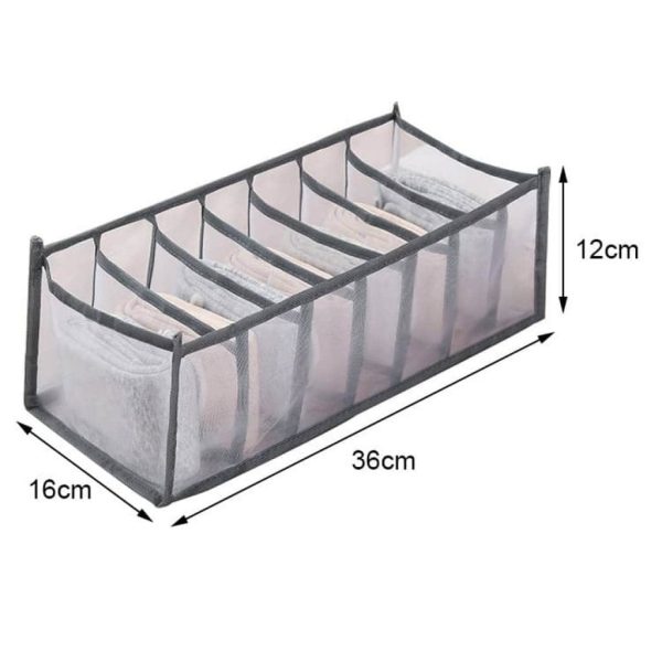 Organizador de ropa interior con divisiones angosto - Imagen 3