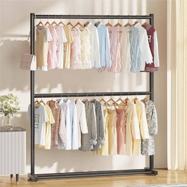 Perchero de ropa 2 niveles - Imagen 6