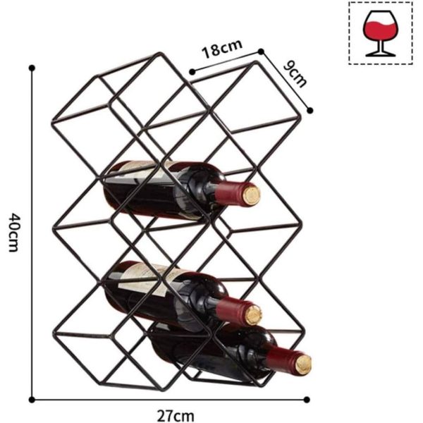 Vinera hierro para 8 botellas - Imagen 4