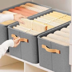 Caja de almacenamiento organizador de ropa