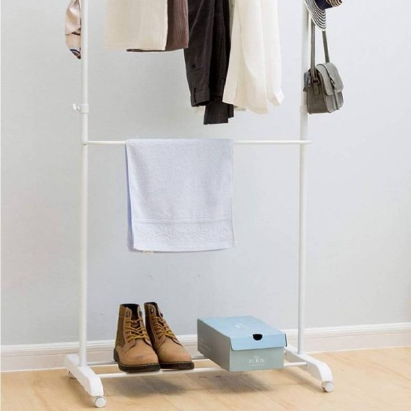 Perchero de ropa 2 niveles altura ajustable - Imagen 2