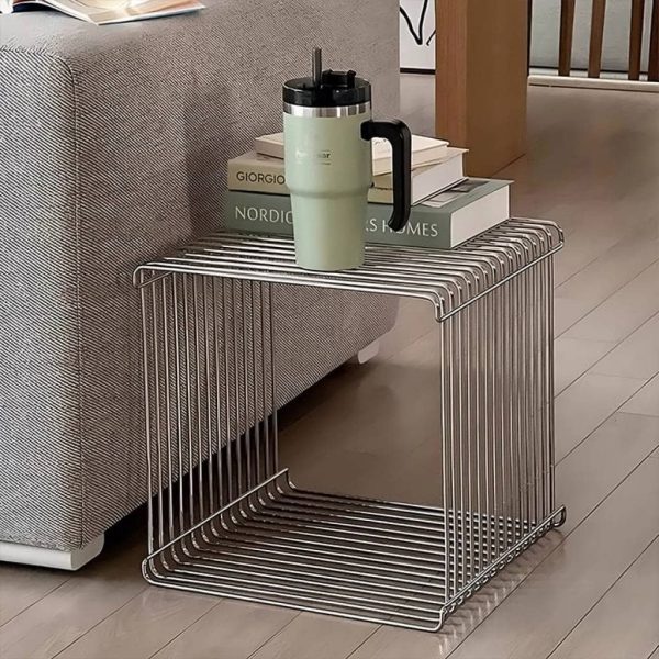 Cubo estante organizador de hierro - Imagen 5