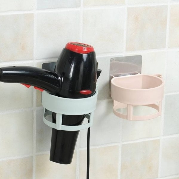 Soporte adhesivo para secador de pelo de pared - Imagen 4