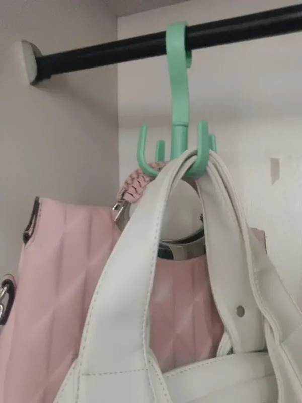 Percha Gancho Giratorio Multifuncional Para Bufanda Y Bolsas - Imagen 3