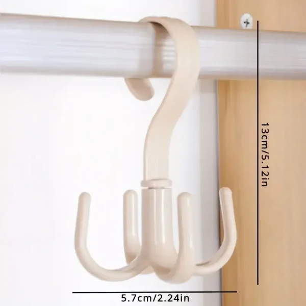 Percha Gancho Giratorio Multifuncional Para Bufanda Y Bolsas - Imagen 5