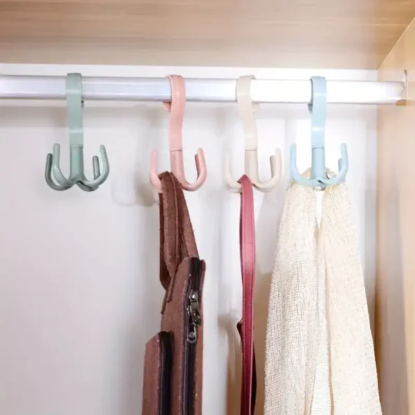 Percha Gancho Giratorio Multifuncional Para Bufanda Y Bolsas - Imagen 4