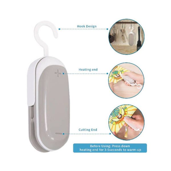 Mini Sellador Portatil Para Bolsas De Alimentos - Imagen 9