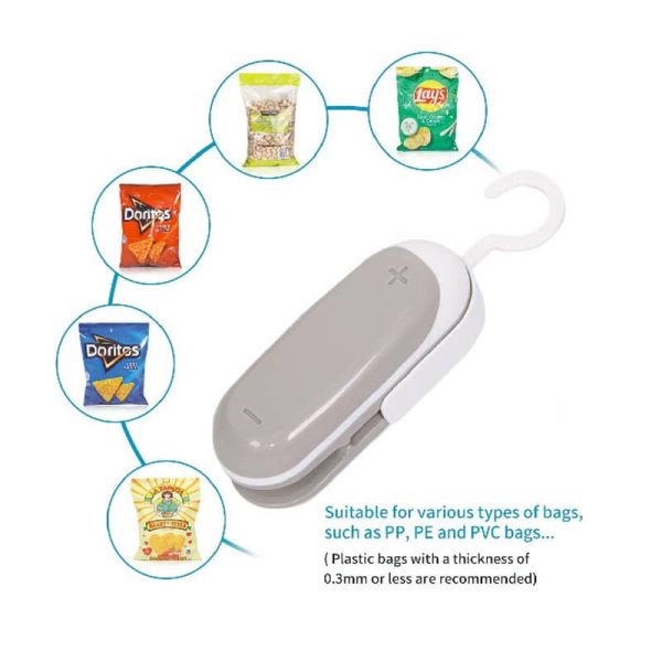 Mini Sellador Portatil Para Bolsas De Alimentos - Imagen 10
