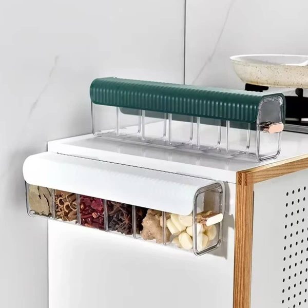 Organizador Autoadhesivo 6 Reparticiones Cocina Dormitorio - Imagen 3