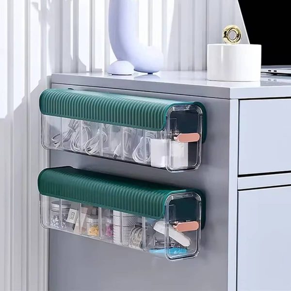 Organizador Autoadhesivo 6 Reparticiones Cocina Dormitorio - Imagen 2