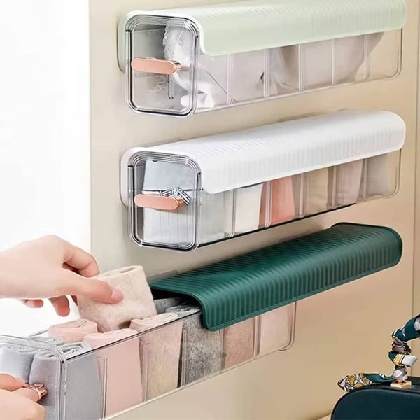 Organizador Autoadhesivo 6 Reparticiones Cocina Dormitorio
