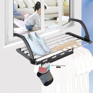 Rack Perchero Interior Exterior Para Secado Ropa Ajustable