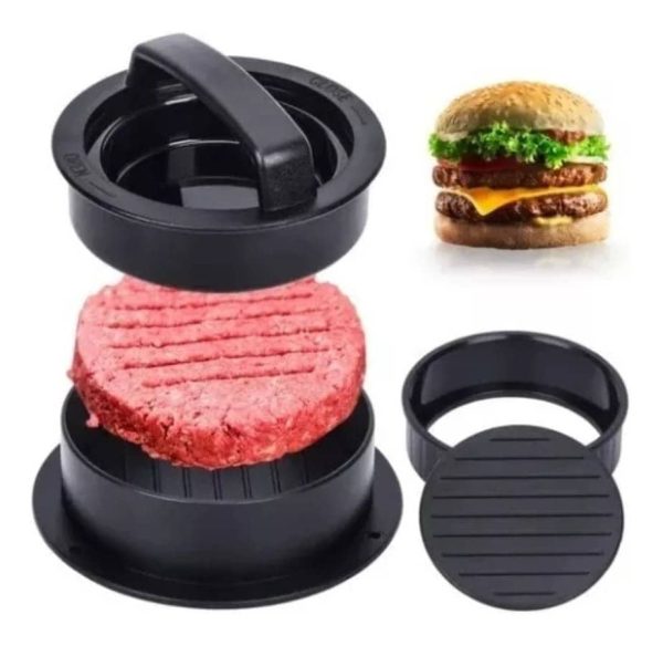 Molde Para Hamburguesas Rellenas Prensa Plancha - Imagen 4