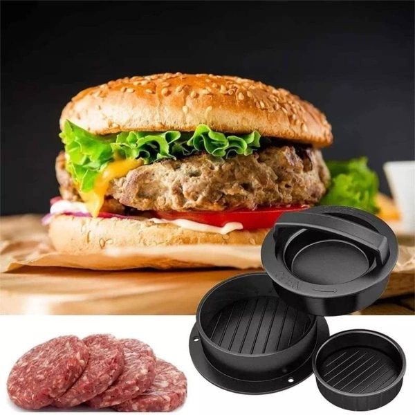 Molde Para Hamburguesas Rellenas Prensa Plancha - Imagen 2
