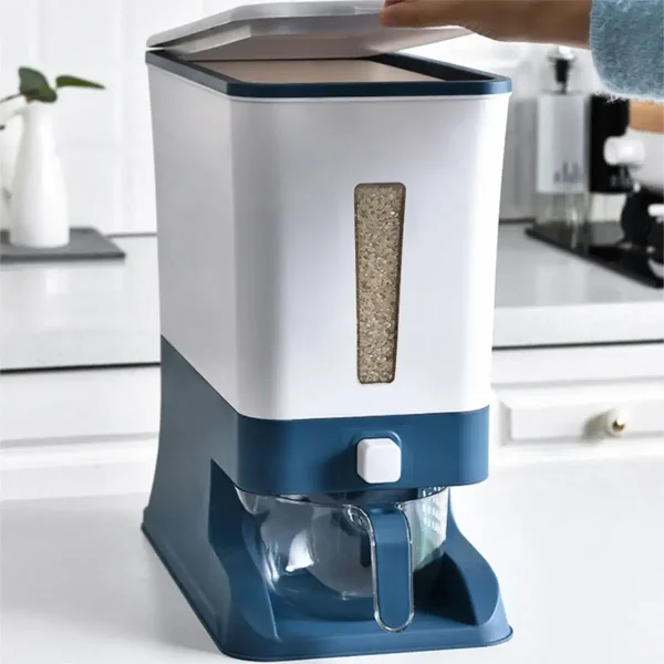 Dispensador Granos Arroz Cereales Alimento C/ Dispensador - Imagen 5