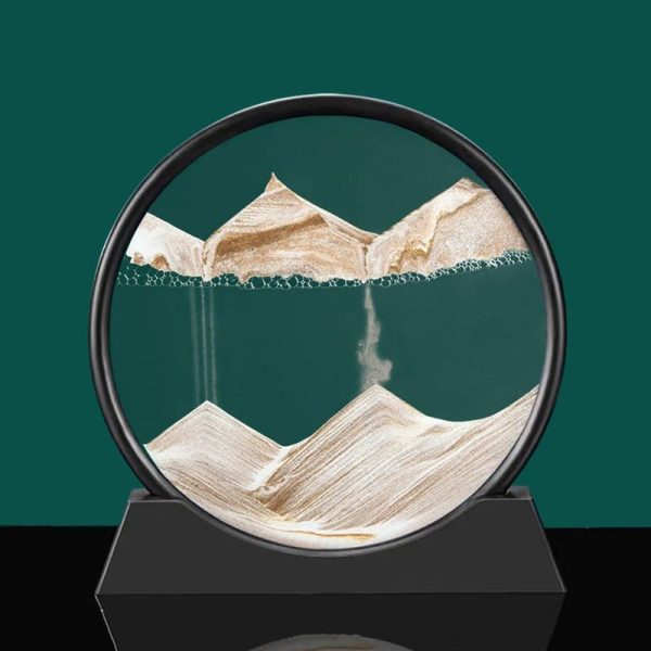 Decoración Estilo Reloj De Arena Médanos Desierto Planeta - Imagen 2