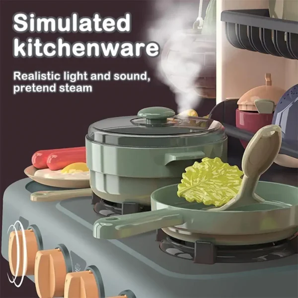 Juego De Cocina Set Completo Para Niñas Y Niños Infantil - Imagen 5