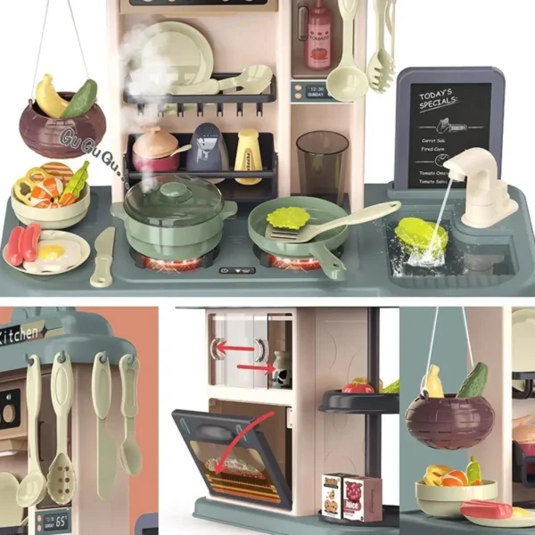 Juego De Cocina Set Completo Para Niñas Y Niños Infantil
