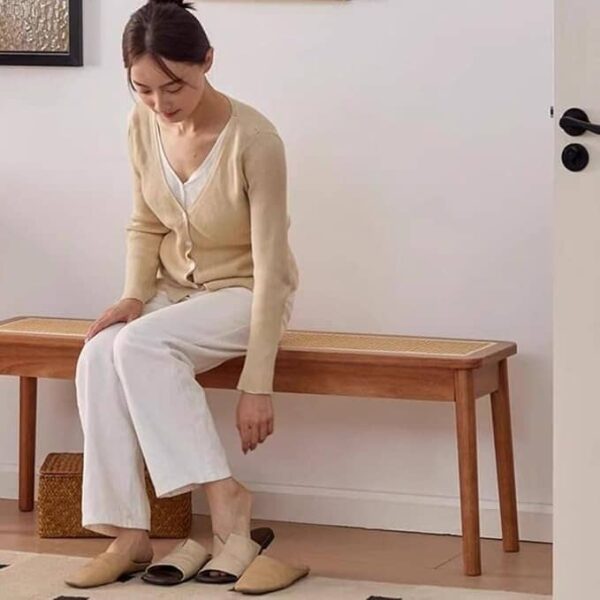 Banco Taburete Largo Recibidor Comedor Interior Zapatero
