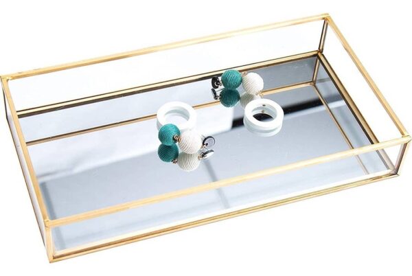 Set X2 Bandejas De Metal Para Organizar Maquillaje Joyas - Imagen 6