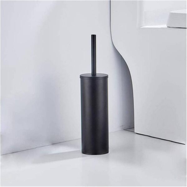 Cepillo de baño negro mate