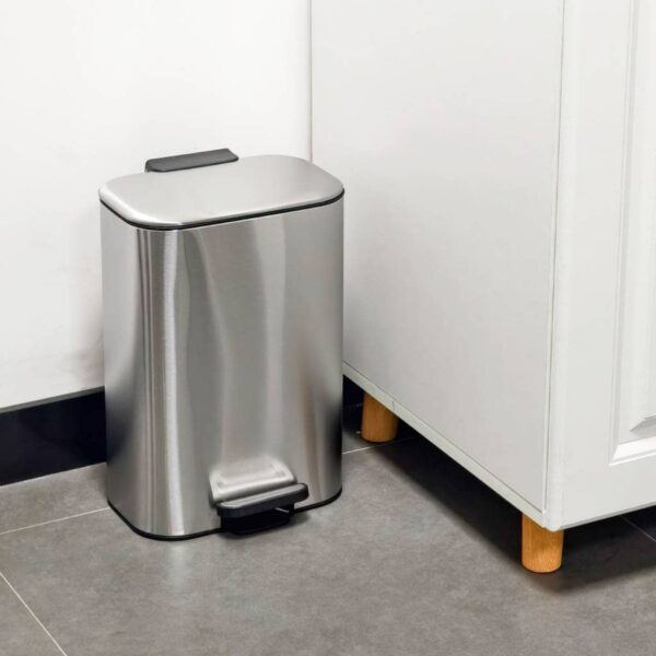 Tacho cesto de basura acero - Imagen 4