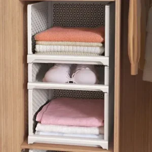 Estante Organizador Plástico Para Ropa Almacenamiento