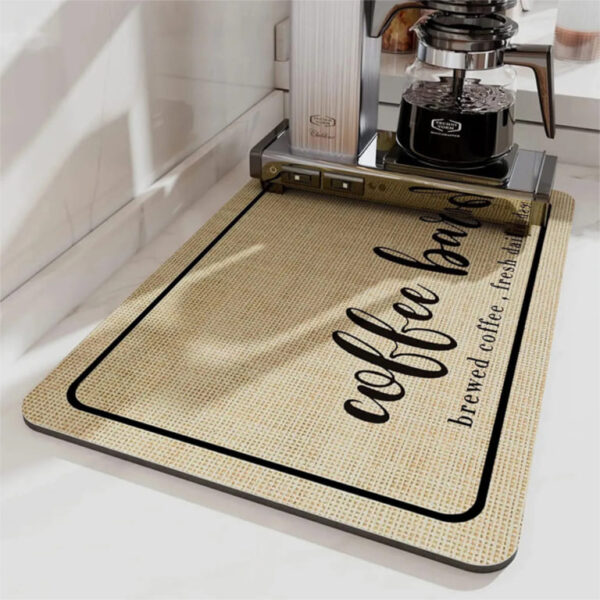 Alfombrilla Absorbente Seca Platos Vasos Diseño 30cm X 40cm - Imagen 9