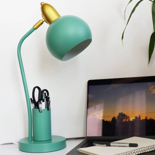 Lampara De Escritorio Luz Led Portatil Con Portalapices - Imagen 2