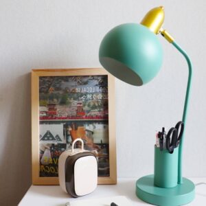 Lampara De Escritorio Luz Led Portatil Con Portalapices