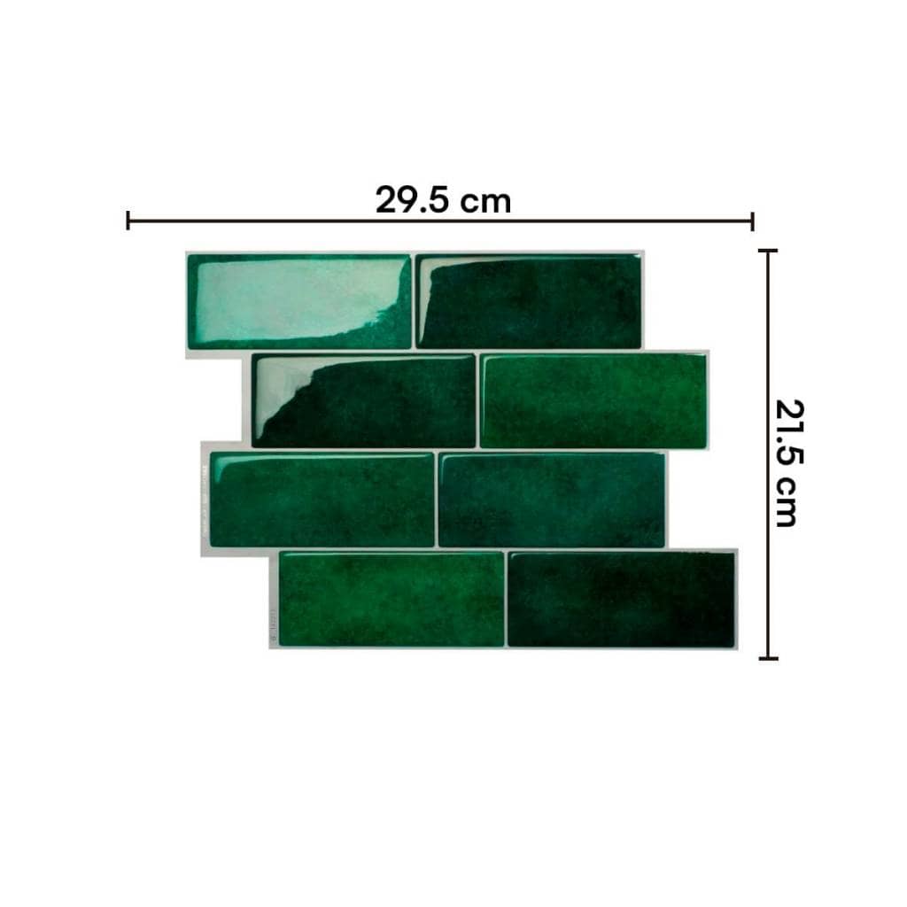 Azulejos adhesivos para cocina baño diseño ladrillo 10uds - Imagen 12