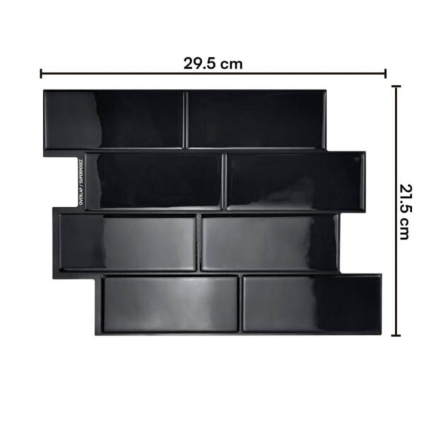 Azulejos adhesivos para cocina baño diseño ladrillo 10uds - Imagen 13