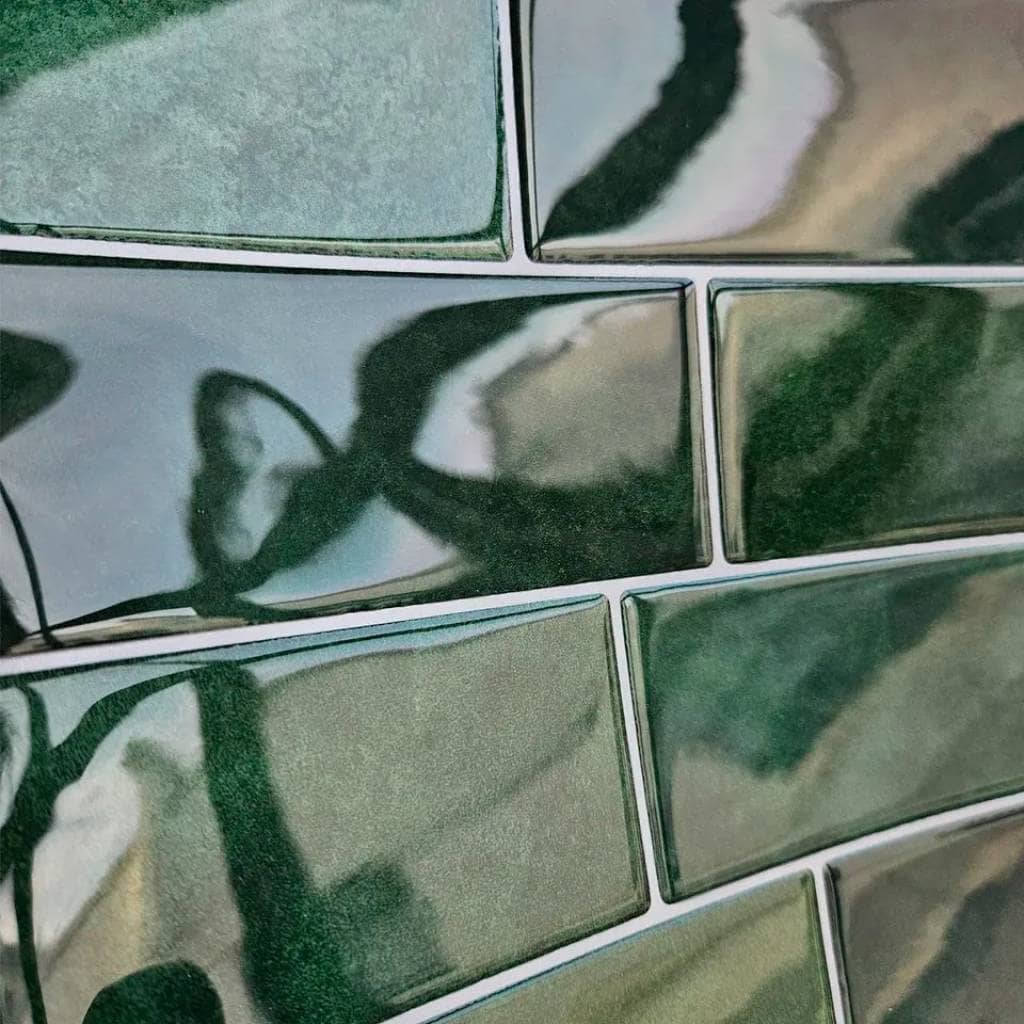 Azulejos adhesivos para cocina baño diseño ladrillo 10uds - Imagen 2