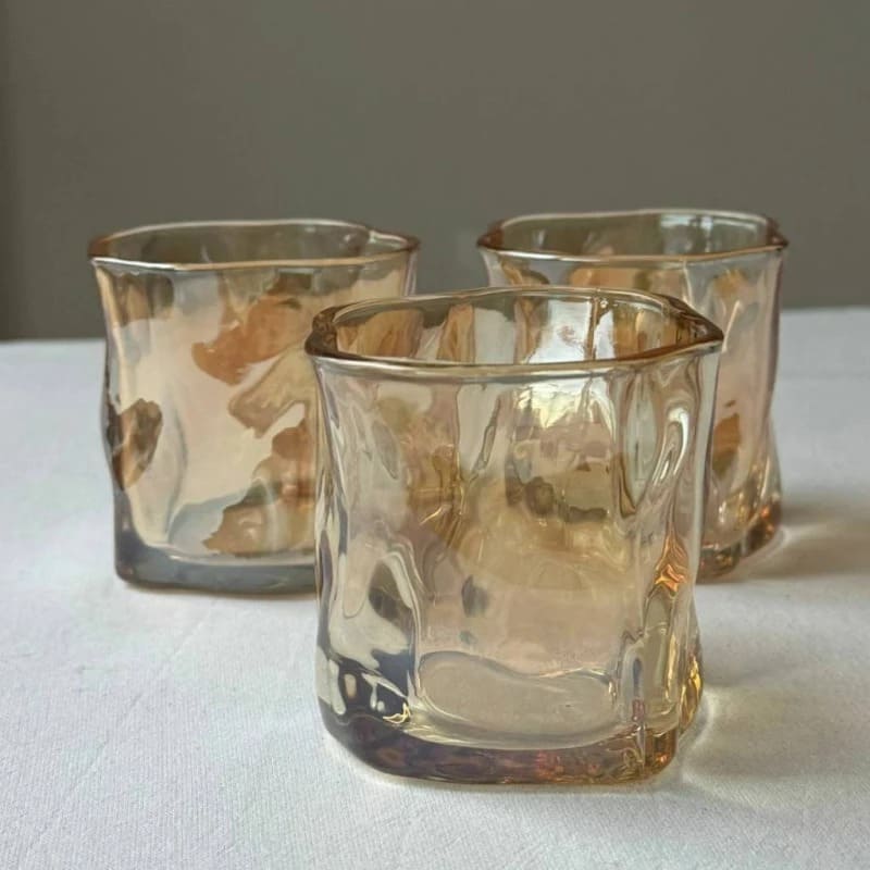 Vaso de vidrio irregular 180 ml - Imagen 2