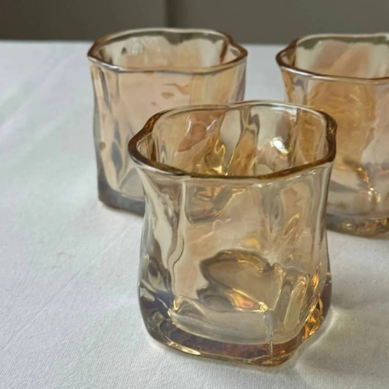 Vaso de vidrio irregular 180 ml - Imagen 4
