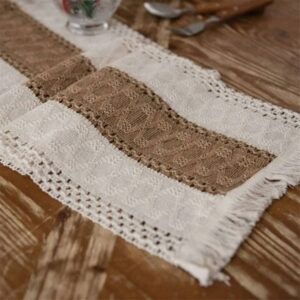 Sendero caminero de mesa tejido 30x150cm