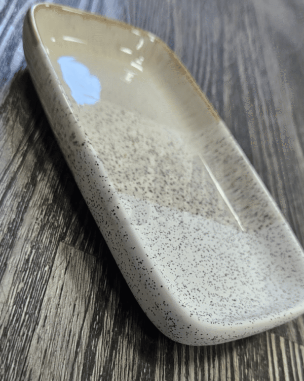 Set accesorios para baño cerámica beige - Imagen 2